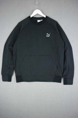 Puma Activewear Articulated Seams Mens Sweater Black Medium